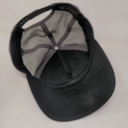 Richardson Men's Snapback Mesh Back Hat Black Gray Adjustable Goose Island Beer