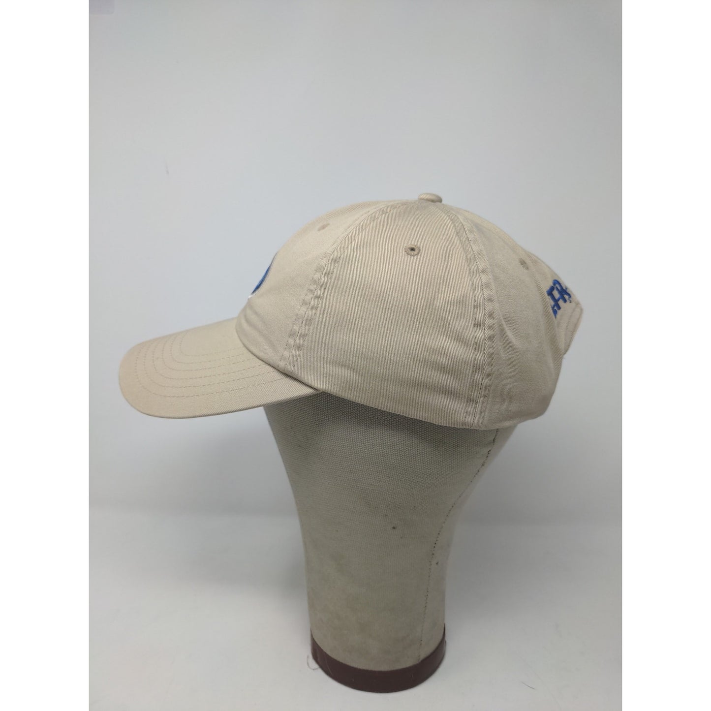 Dixon ZTR Slideback Hat Adjustable Khaki Blue Spell Out Embroidered Patch