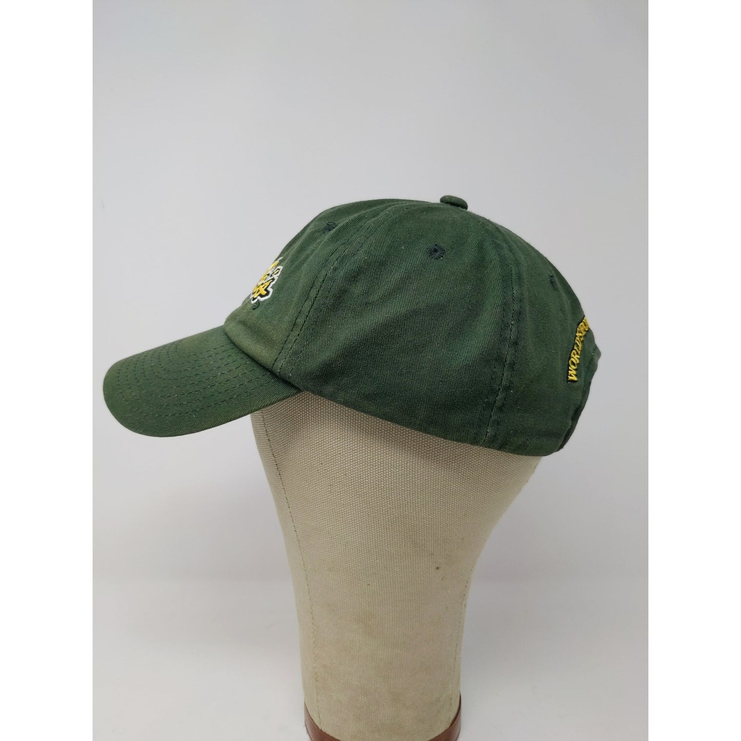 Cabelas Outdoor Outfitter Slideback Hat Green Embroidered Logo OSFA Adjustable
