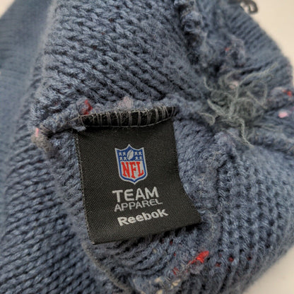 Reebok Team NFL Men's Super Bowl XLVI Knit Beanie Hat Blue OSFA Fiar Isle