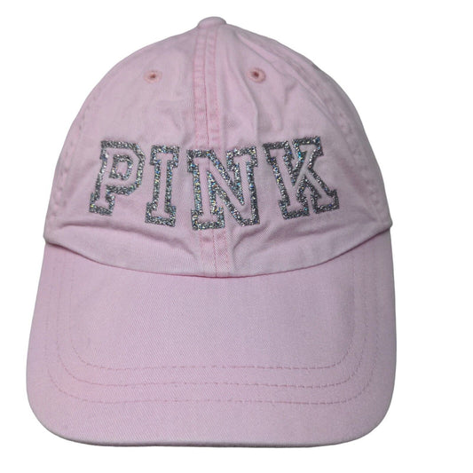 Pink Victoria's Secret Women's Slideback Hat Pink Size OS Shiny PINK Logo