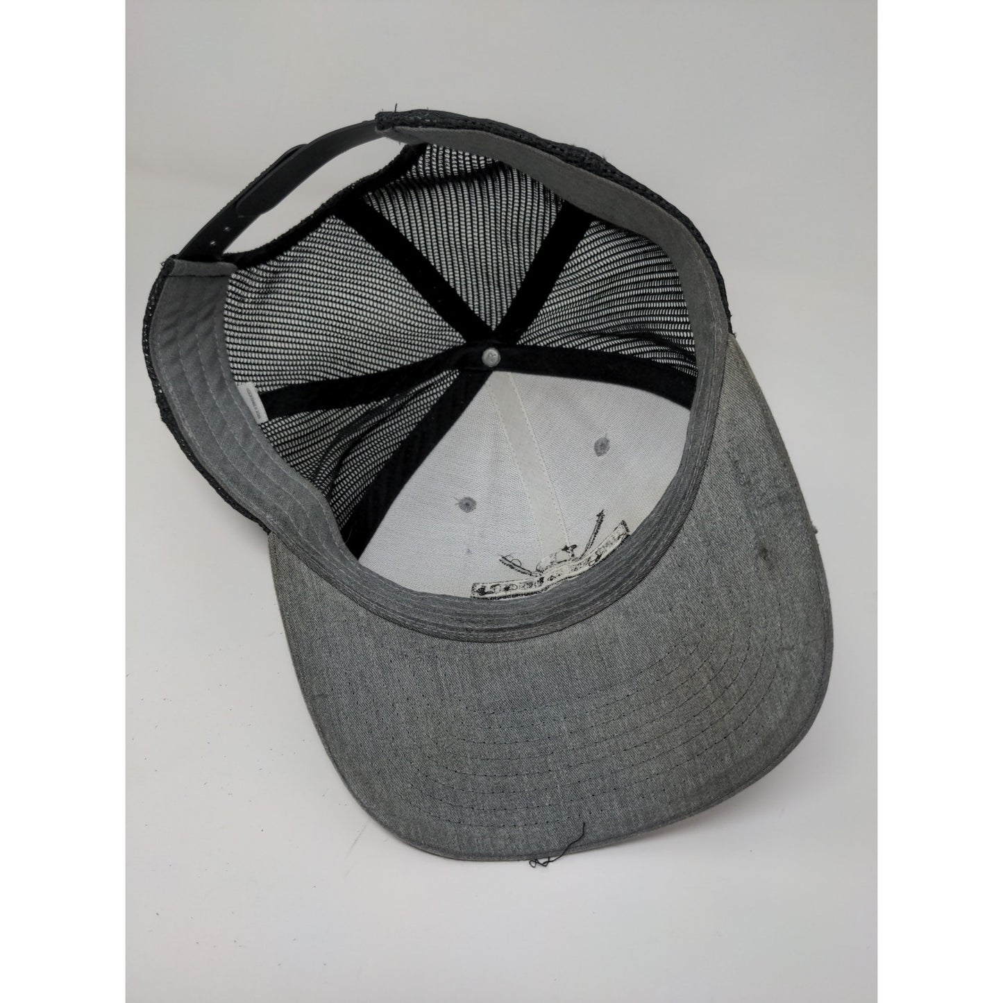 Idaho Golf Mesh Back Snapback Hat Love Where You Golf Gray Embroidered