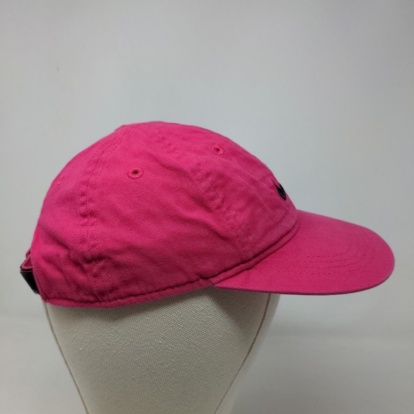 Nike Girl's Strapback Hat Pink Size Child Embroidered Swoosh Logo