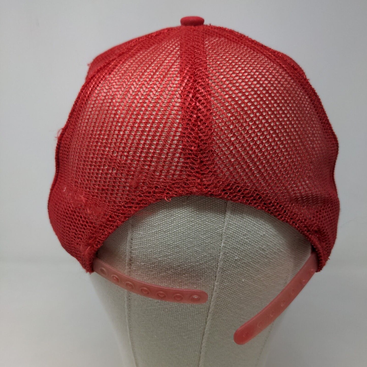 Drew Pearson Men's San Francisco 49'ers Snapback Mesh Back Hat Red OSFA Vintage
