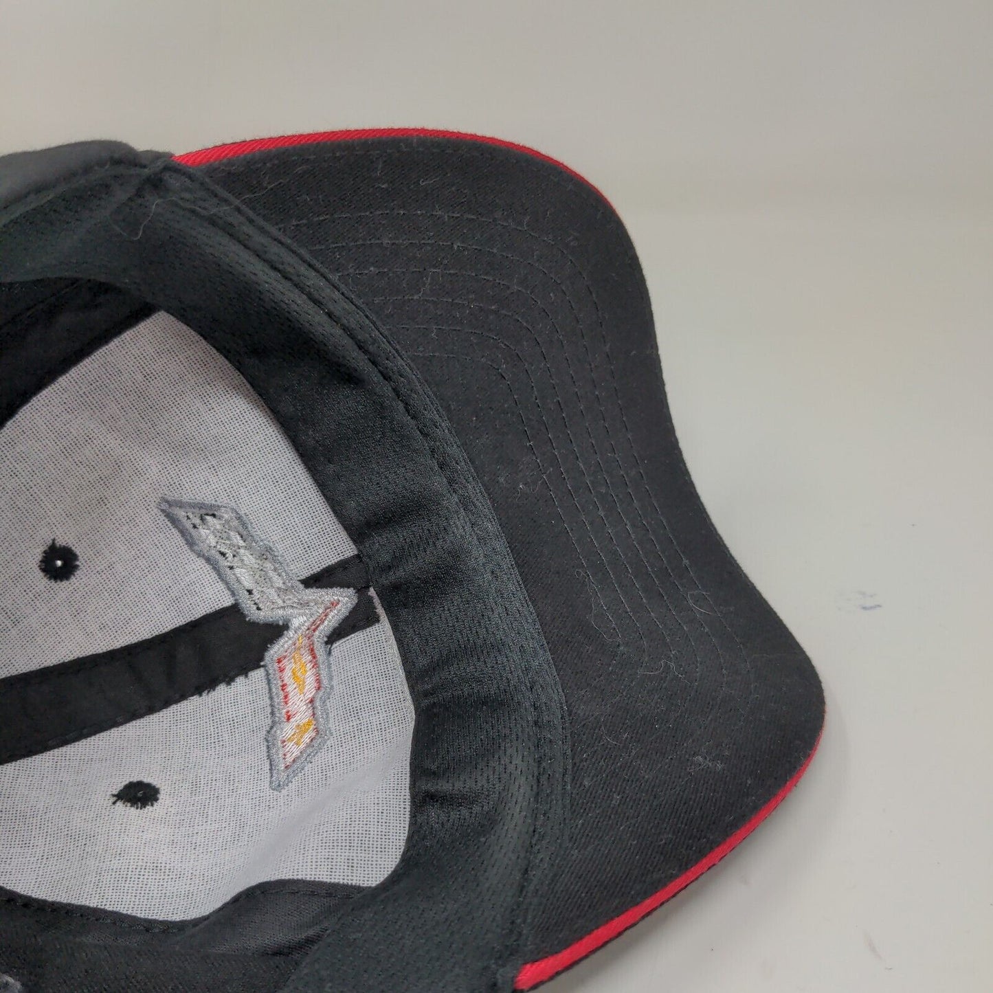 Corvette Men's Slideback Hat Black Embroidered Logo 100% Cotton