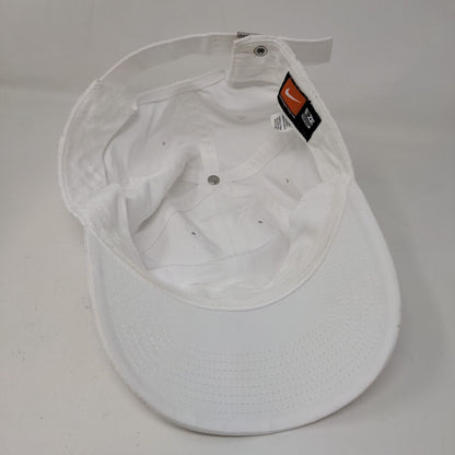 Nike S1ze Heritage 86 Men's Slideback Hat White OSFM 3D Logo PolyCotton