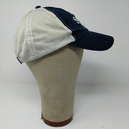 Samuel Adams The Boston Beer Company Blue White Adjustable Strapback Hat Logo