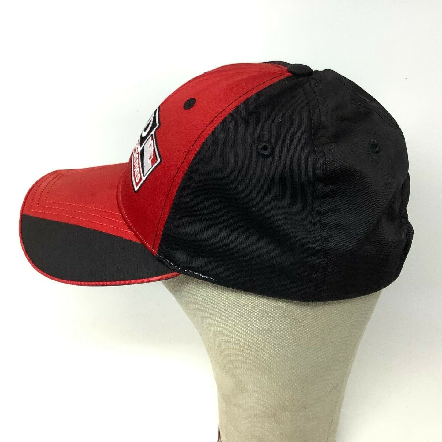 Izod Indycar Series Snapback Hat Adjustible Red & Black Indy Car