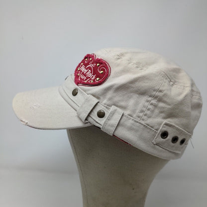 Hard Rock Cafe Women's Las Vegas Strip Cadet Cap Beret Tan W/Tags