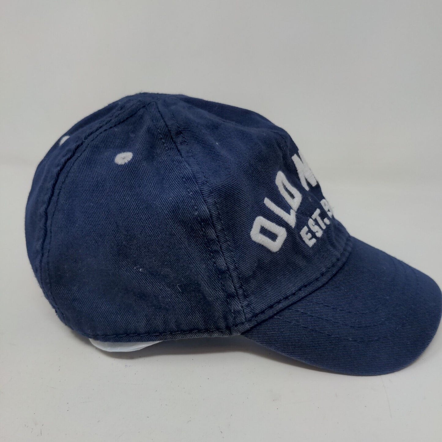 Old Navy Boy's Stretchy Hat Blue Size Small Embroidered Spell Out Logo