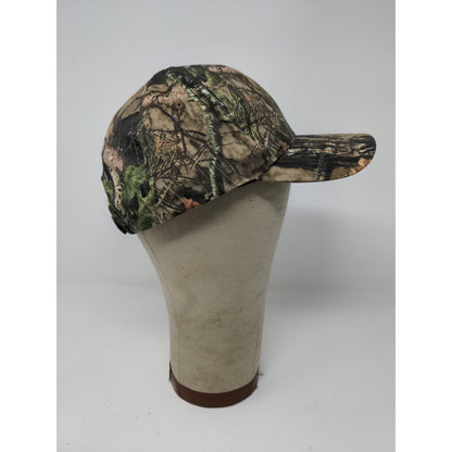 Signature Strapback Camo Hat OSFM Blank Green Brown Adjustable