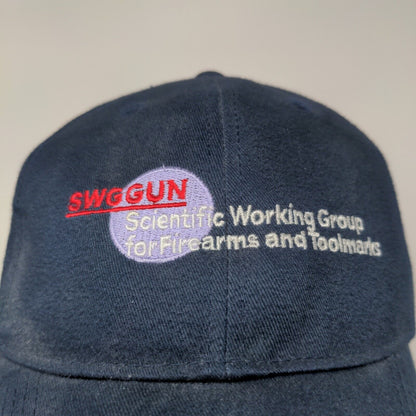 Harriton SWG Gun Working Group for Firearms and Toolmarks Slideback Hat Blue