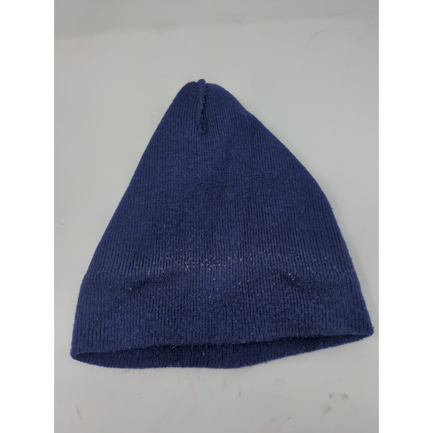 Adidas Men's Knit Beanie Hat Embroidered Logo Spell Out Blue