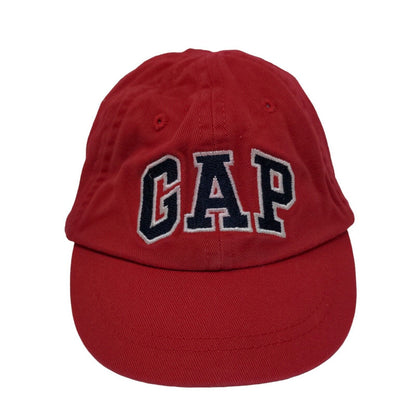 Baby Gap Boy's Stretchy Hat Red Size Up to 6 Months Embroidered Logo