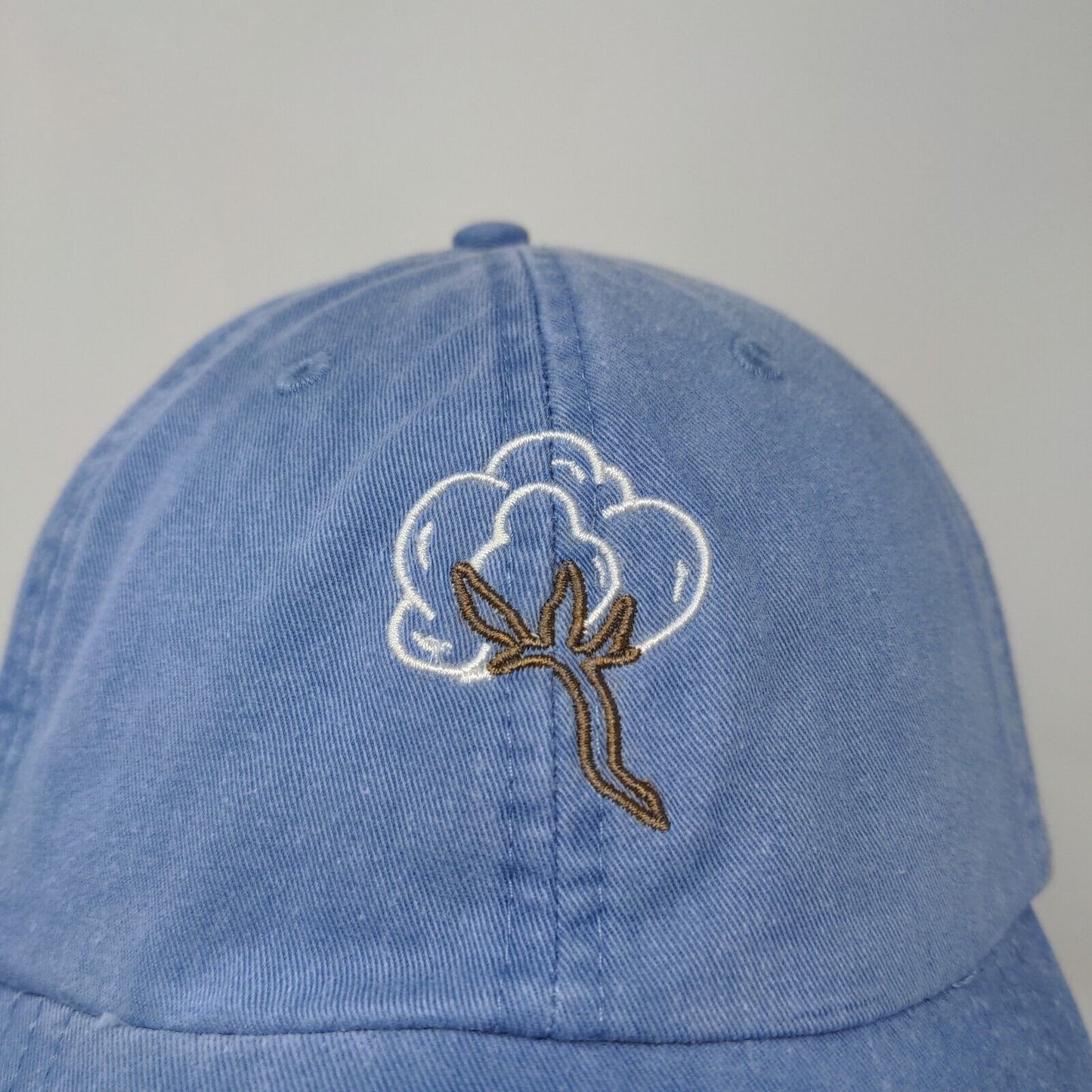 Adams Men's Slideback Hat Blue Embroidered Cotton Plant 100% Cotton