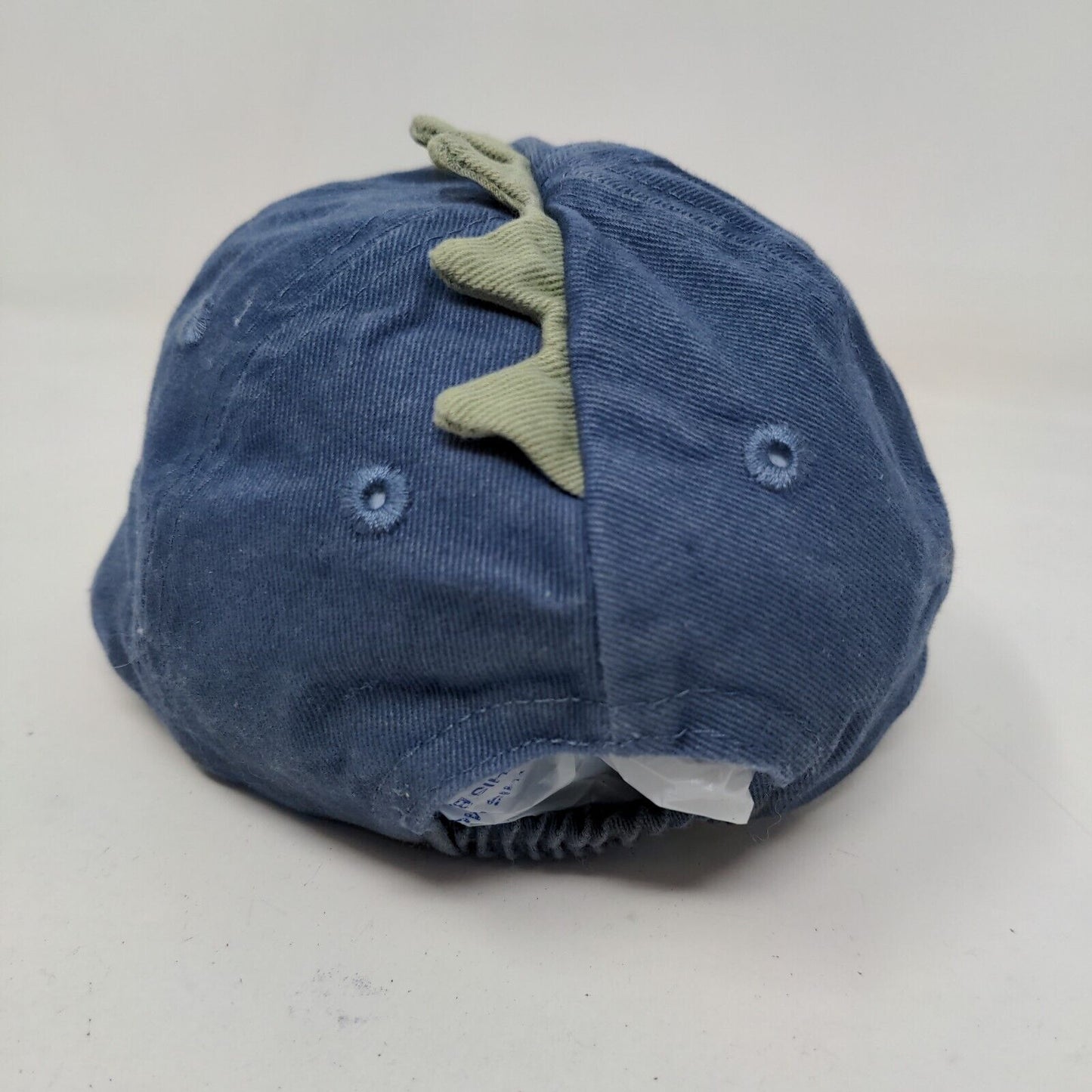 Carter's Baby Hat Blue Size 0-3 Months Stretchy 100% Cotton Dinosaur