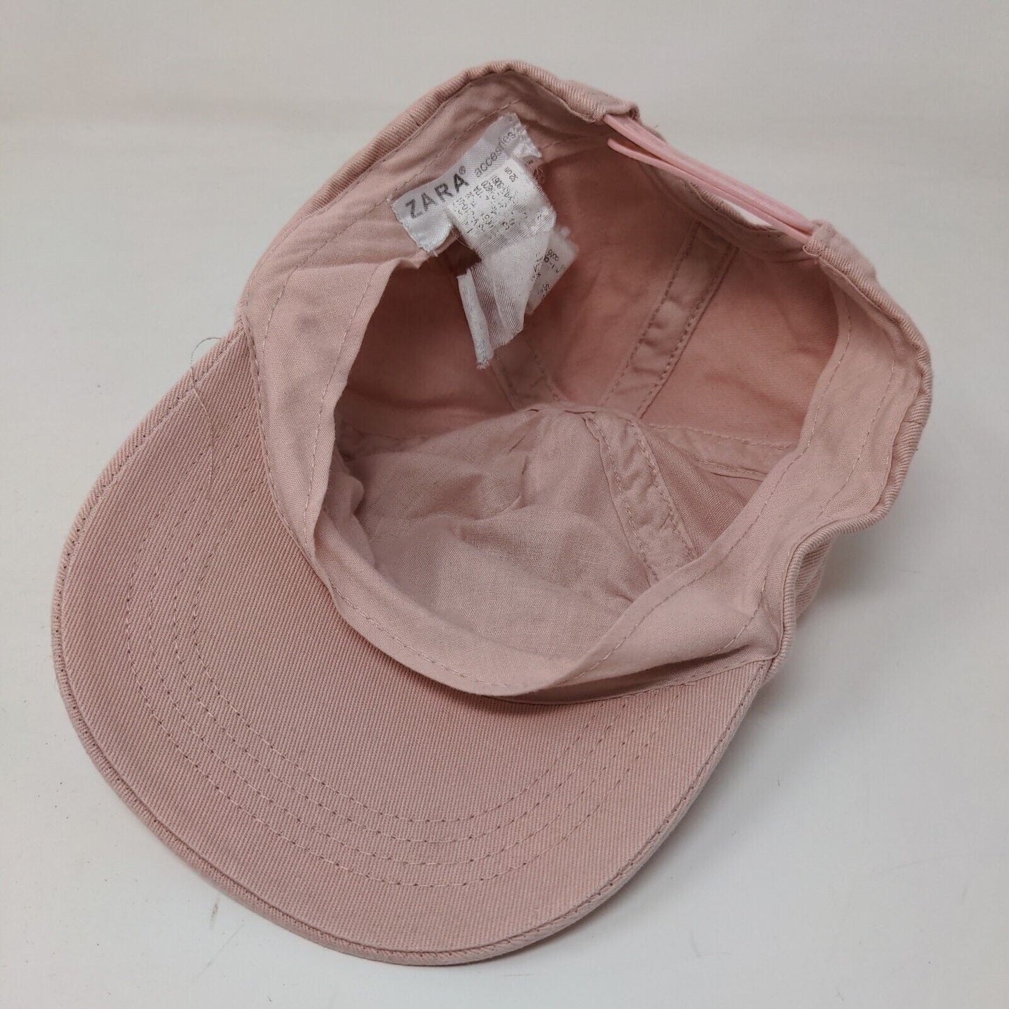 Zara Girl's Snapback Hat Pink Size 52CM Shiny Accent LIKE Logo