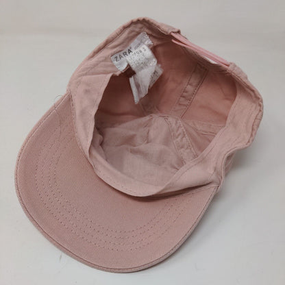 Zara Girl's Snapback Hat Pink Size 52CM Shiny Accent LIKE Logo