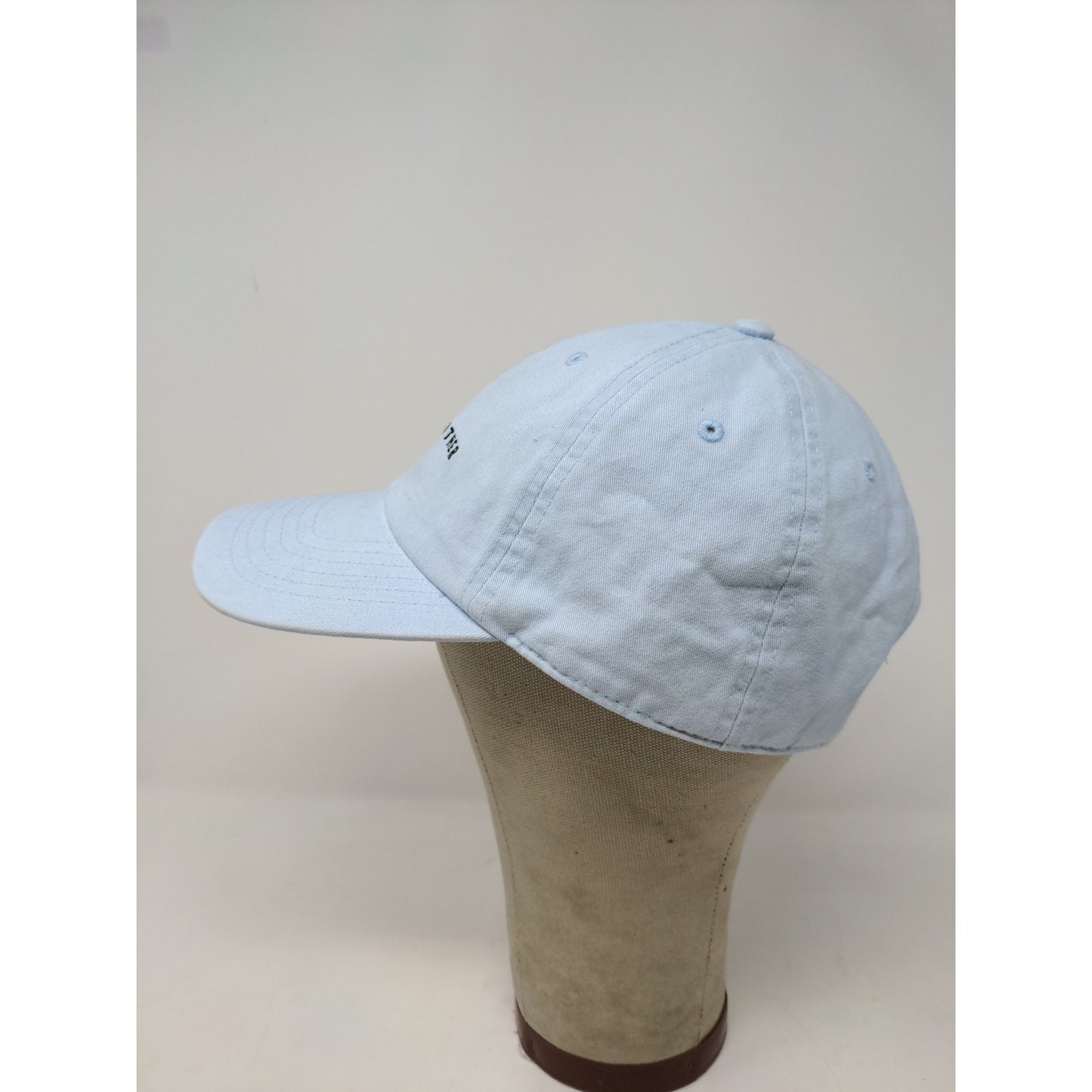 Wembley Ask Your Mother Slideback Hat Size OS Blue Embroidered Spell Out