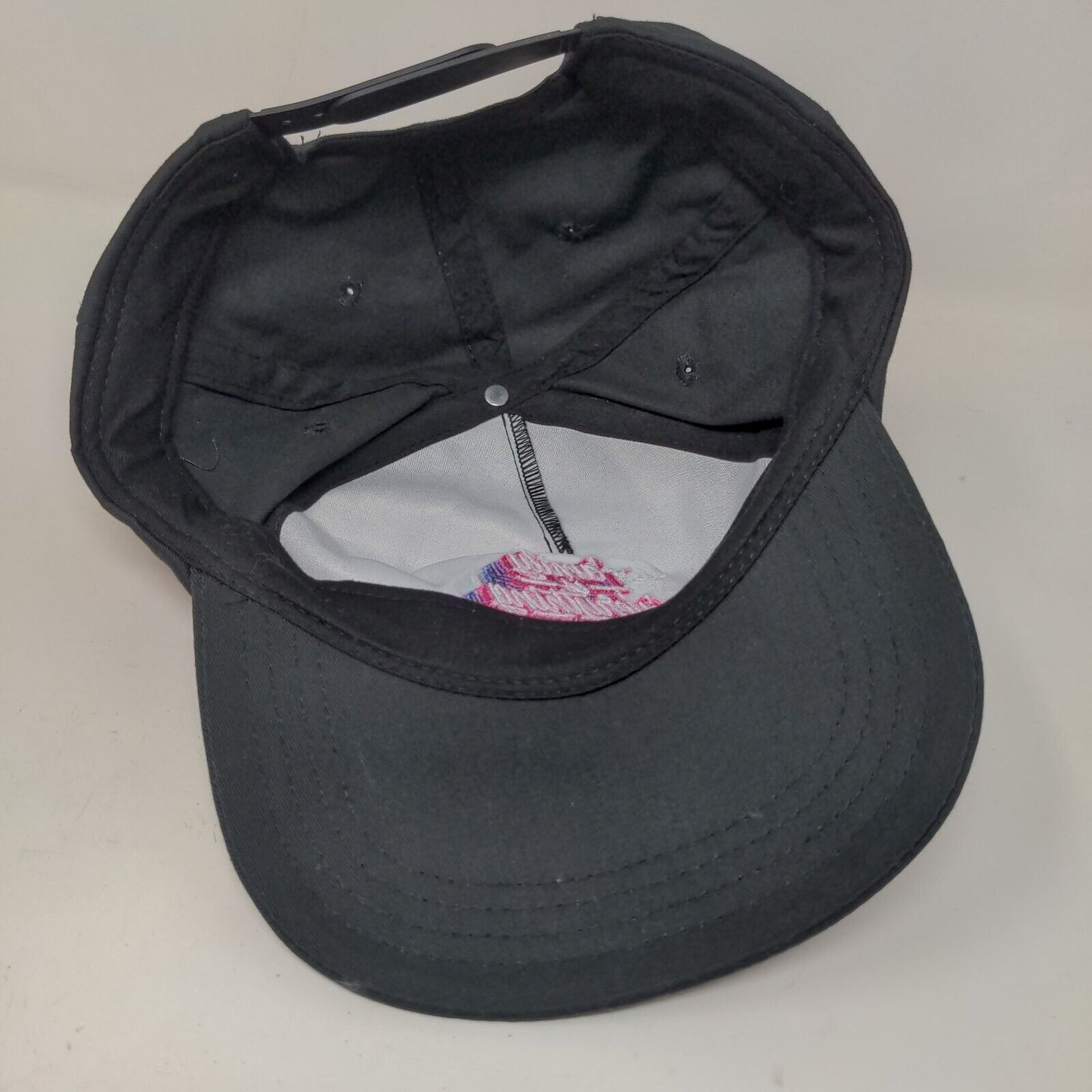 Taco Bell Mens Snapback Hat Black Cotton Blend Embroidered Logo Employee Uniform