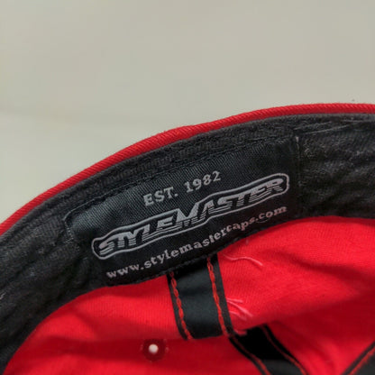 Drink Smart Mens Strapback Jim Beam Racing Hat Robby Gordon Motorsports Red OSFA