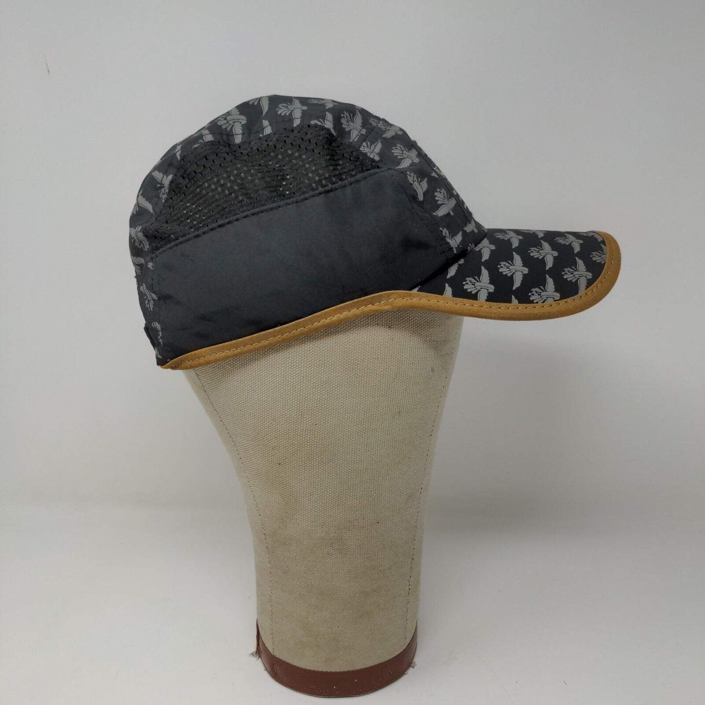 Indianapolis 500 Mile Challenge Strapback Hat with Mesh Sides Black