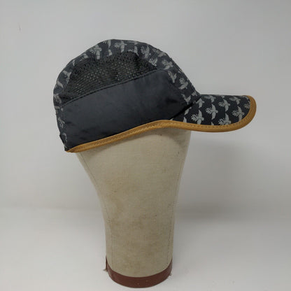 Indianapolis 500 Mile Challenge Strapback Hat with Mesh Sides Black