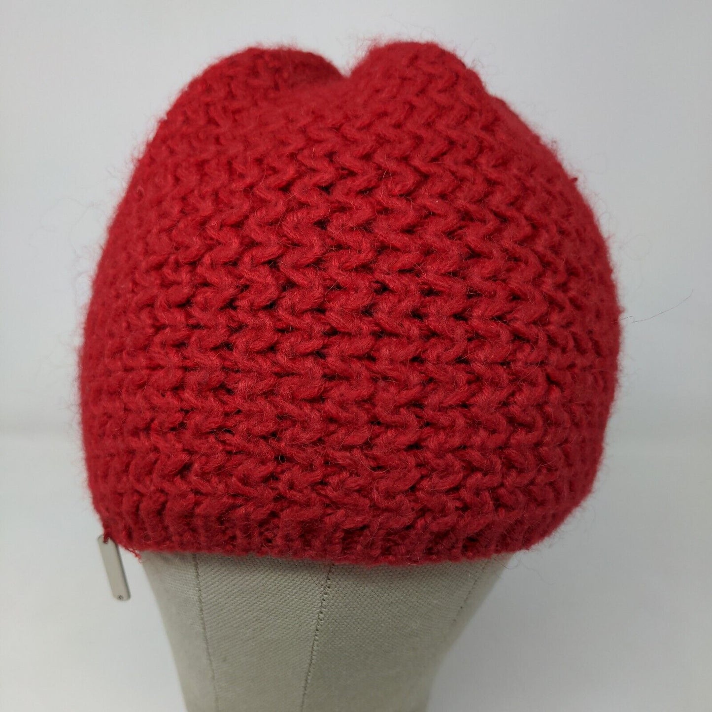 Lauren Ralph Lauren Women's Knit Beanie Hat Cap Red Wool Alpaca Blend