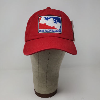 Indy Racing League Hat Red OSFA Slideback Embroidered Logo W/Tags