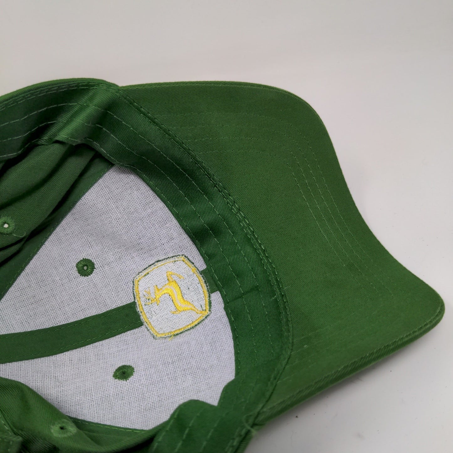 Cary Francis John Deere Slideback Hat Embroidered Logo Green OSFA