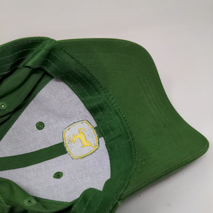 Cary Francis John Deere Slideback Hat Embroidered Logo Green OSFA