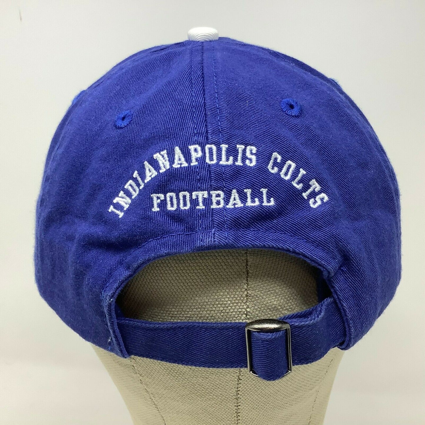 NFL Indianapolis Colts Baseball Hat White Horseshoe Slideback Adjustable OSFA