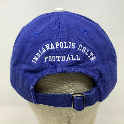 NFL Indianapolis Colts Baseball Hat White Horseshoe Slideback Adjustable OSFA