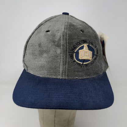 Pro Football Hall of Fame Men's Slideback Hat Gray Blue OSFA W/Tags