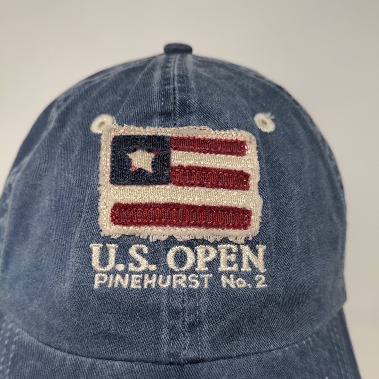 USGA 2014 U.S. Open Pinehurst Hat Blue Embroidered Logo Adjustable