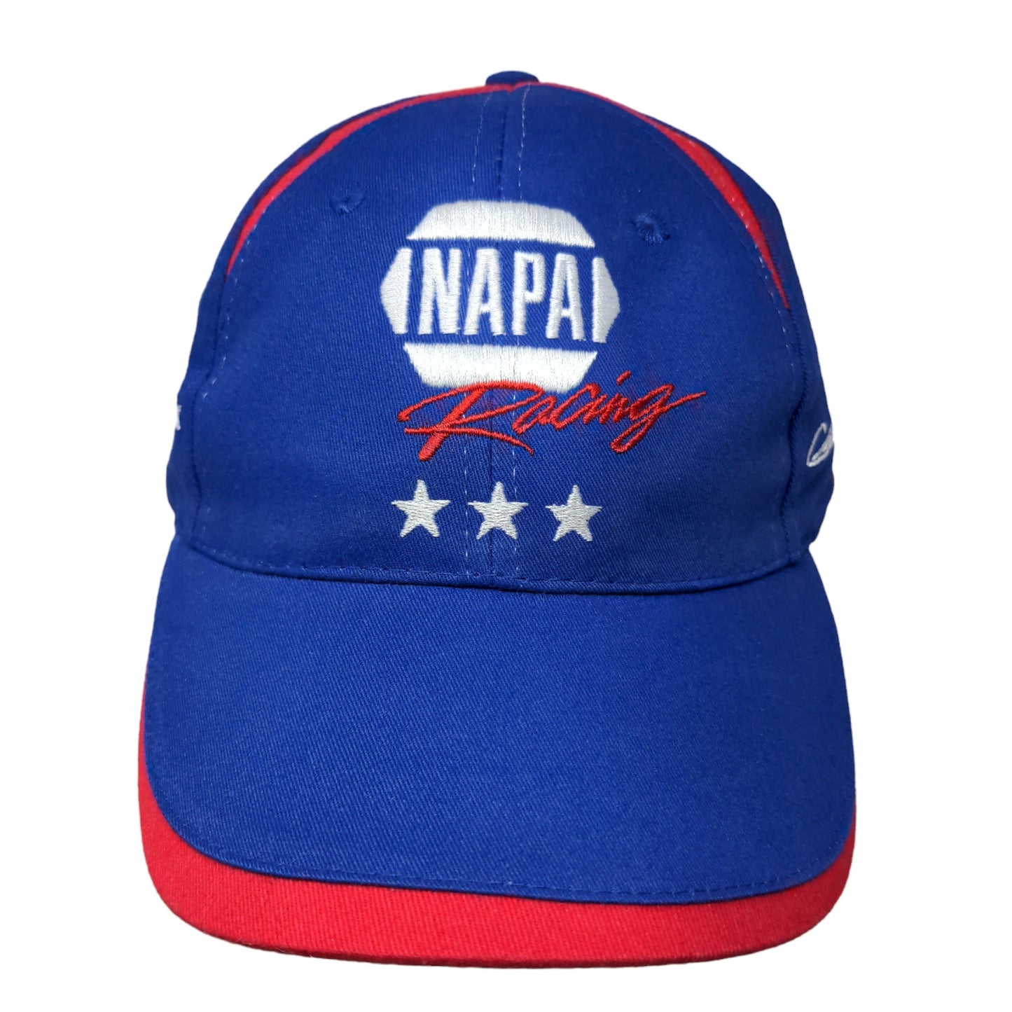 Napa Racing Men's Strapback Hat Blue OSFM Embroidered Logo Fallen Heroes Fund