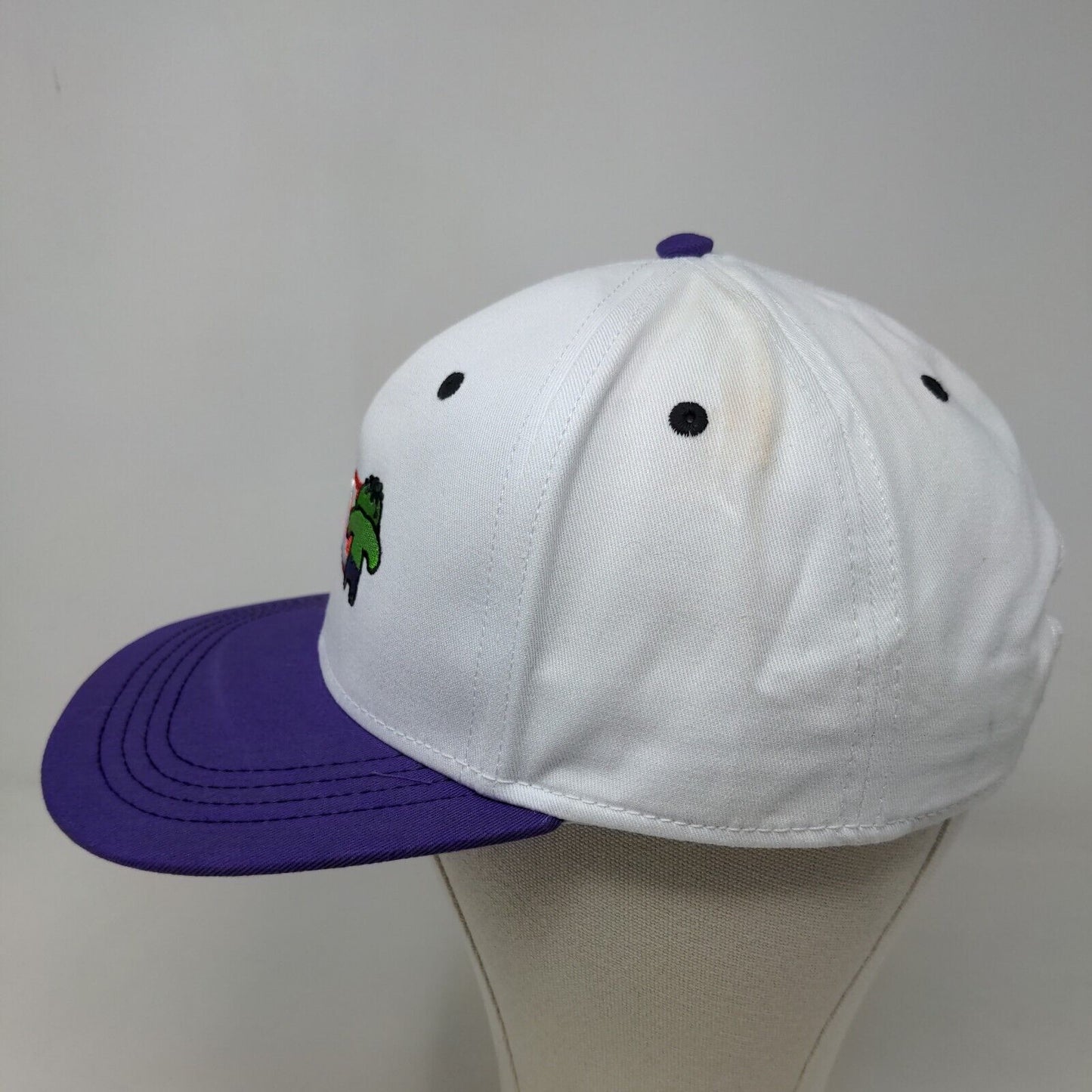 Marvel Boys Snapback Hat White Purple Size 57CM Incredible Hulk Embroidered Logo