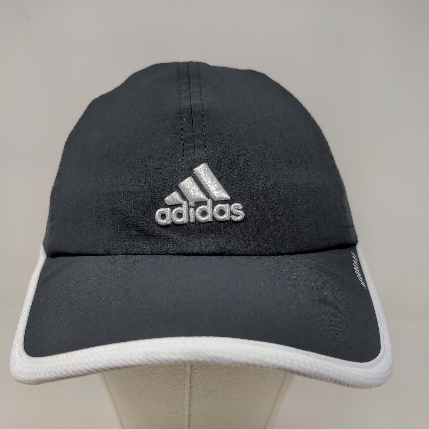 Adidas Men's Aeroready Strapback Hat Black White OSFA Embroidered Logo