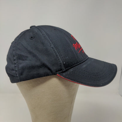 Papa Murphy's Men's Strapback Hat Cap Black Embroidered Logo Employee Uniform