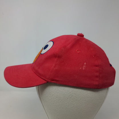 Sesame Street Boy's Stretchy Hat Red Elmo Gear Embroidered Face Cotton