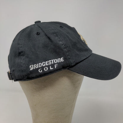 47 Brand Bridgestone Golf Men's Slideback Hat Black OSFA New Orleans Saints