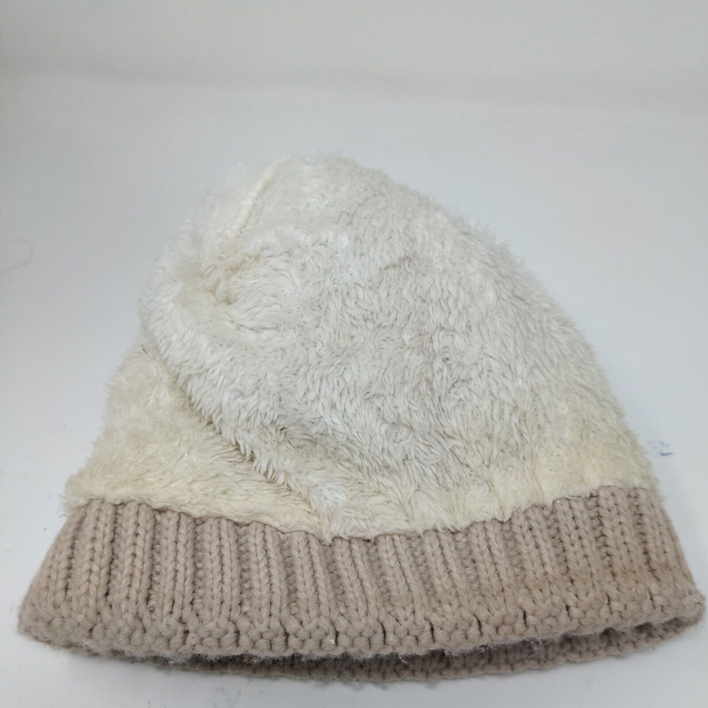 Knit Winter Crystal Bling Studded Pom Pom Cable Knit Beanie Faux Fur Lining Hat
