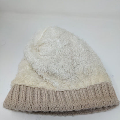 Knit Winter Crystal Bling Studded Pom Pom Cable Knit Beanie Faux Fur Lining Hat