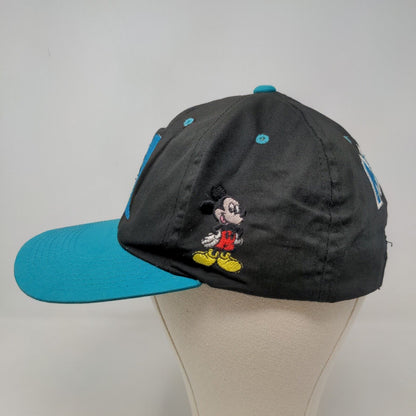 Mickey Unlimited Men's Snapback Hat Blue Black Adjustable Embroidered Logo