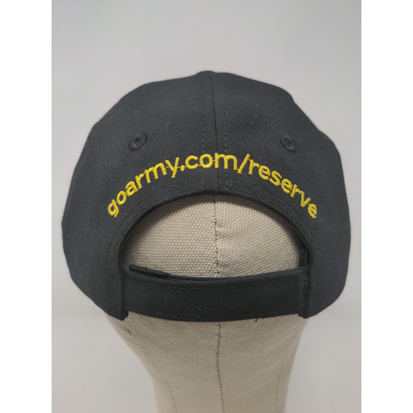 US Army GoArmy Hat Strapback Adjustable Black Embroidered Logo OFSA Made USA