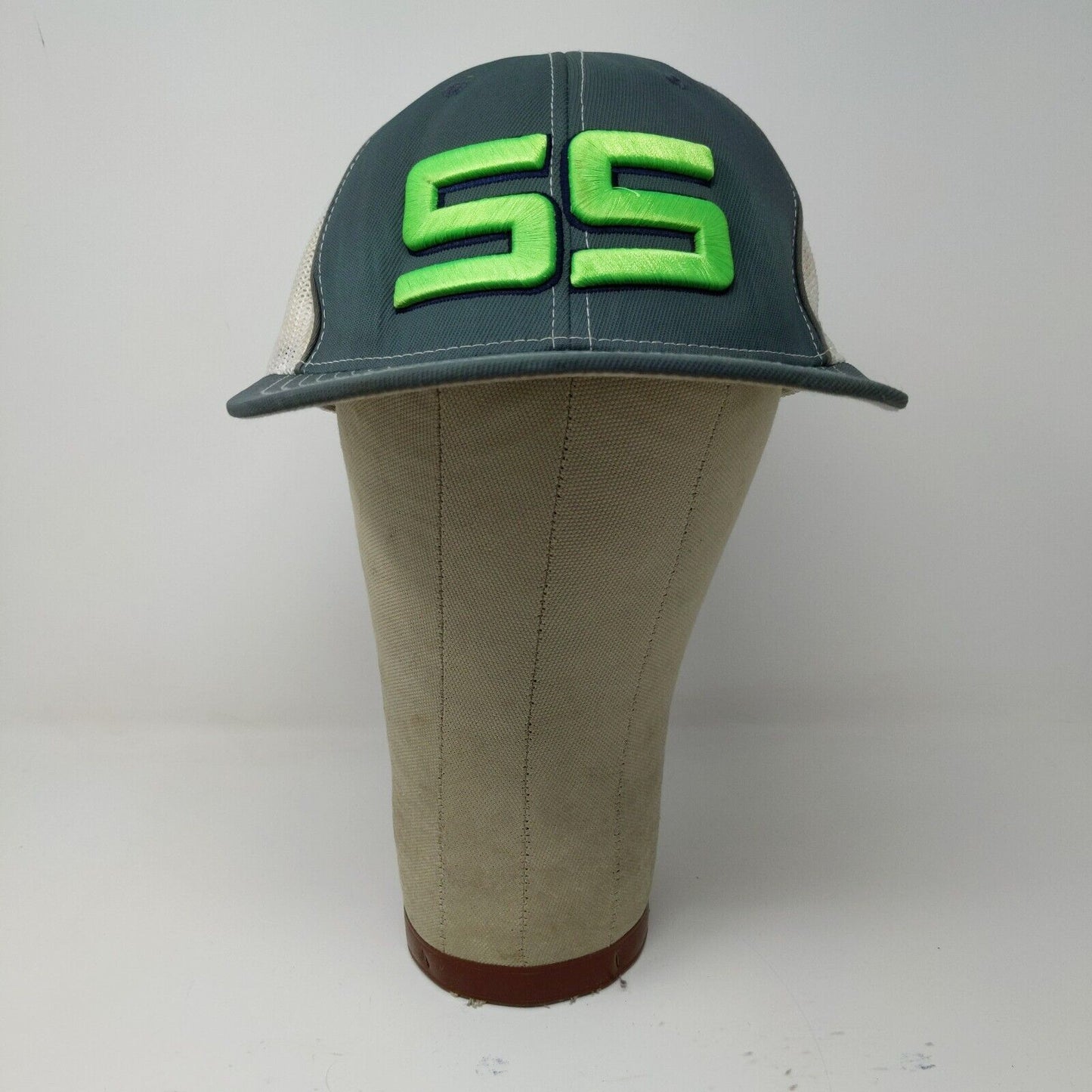 Vintage NASCAR Driver #55 Lime Green / Black Embroidered Baseball Hat
