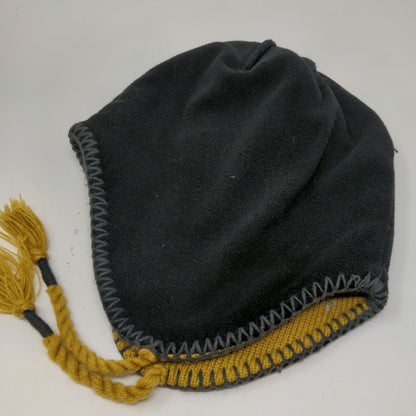 NCAA Men's Purdue Boilermakers Knit Beanie Hat Black Gold Embroidered Logo