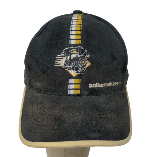 Logo Athletic Mens Purdue Boilermakers Slideback Hat Black OSFA Embroidered Logo