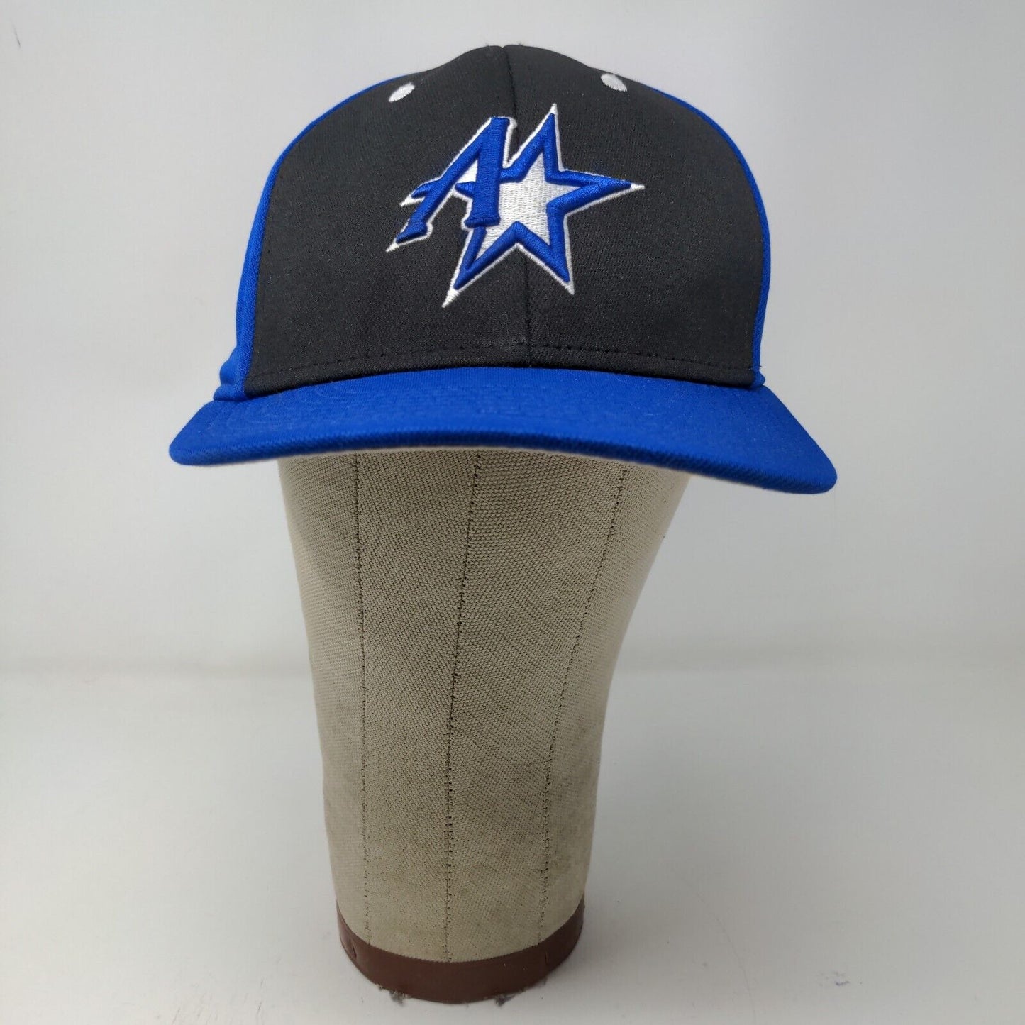 Under Armour MLB Houston Astros Fitted Hat Blue Black Small Embroidered Logo