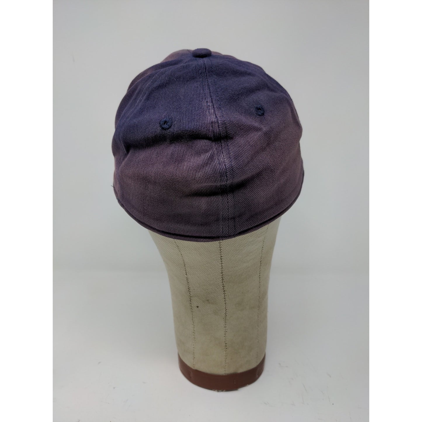 Monarch EZ Stretch Hat Size M/L Blue Faded Distressed Embroidered Logo